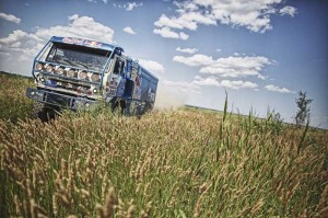 SIlk Way Rally 2013 - Ayrat Mordeev (driver), Aydar Belyev (co-driver), Anton Mirniy (co-driver) race during the 2st stage of Silk Way Rally from Volgograd to Volgograd, Russia on July 8th, 2013 // Denis Klero/Red Bull Content Pool // P-20130710-00168 // Usage for editorial use only // Please go to www.redbullcontentpool.com for further information. //