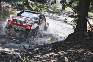 SIlk Way Rally 2013 - Adam Malysz (driver) and Marton Rafal (co-driver) race during the 2st stage of Silk Way Rally from Volgograd to Volgograd, Russia on July 8th, 2013 // Denis Klero/Red Bull Content Pool // P-20130710-00171 // Usage for editorial use only // Please go to www.redbullcontentpool.com for further information. //