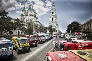 SIlk Way Rally 2013 - Overview of the venue at the finish area at the Silk Way Rally in Astrakhan, Russia on July 13th, 2013 // Denis Klero/Red Bull Content Pool // P-20130716-00081 // Usage for editorial use only // Please go to www.redbullcontentpool.com for further information. //