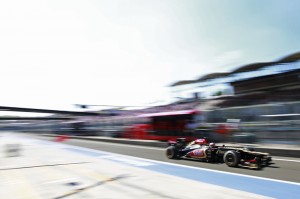 Romain Grosjean Hungarian GP 2013 © Pirelli Tyre S.p.A.