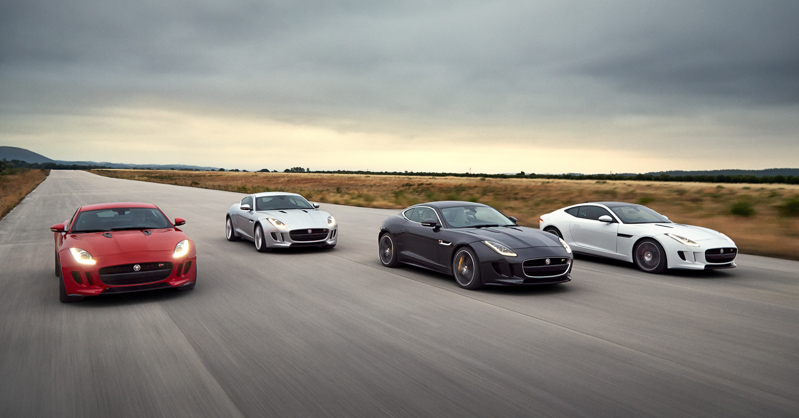 Jaguar F-Type Coupe group shot